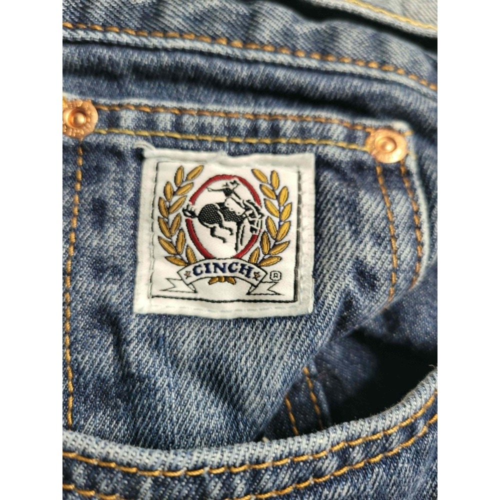Cinch White Label Men's Denim Jeans 40x36 100% Cotton Western Cowboy - Picture 5 of 7